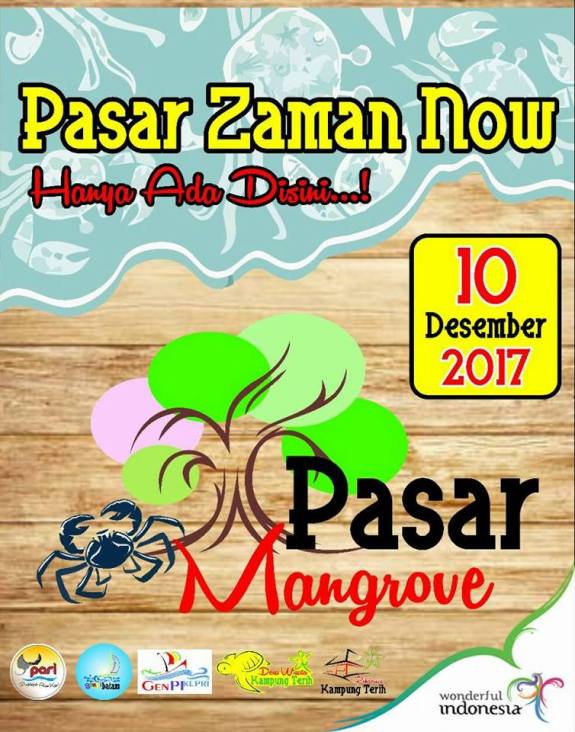 Buat kamu yang penasaran di tanggal 10 Desember 2017 akan berlangsung pasar Mangrove di Desa Wisata Pantai Terih 